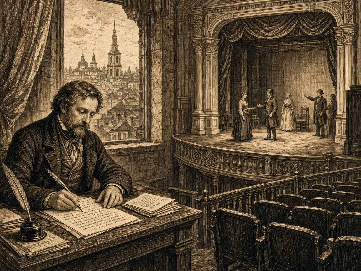 УЛОВКА АРТИСТА — иллюстрация